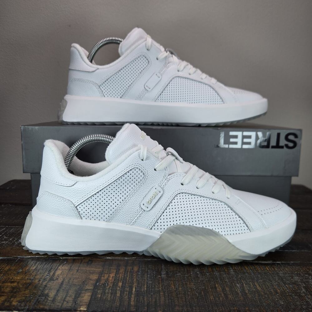 NEW G/FORE G.112 Perforated Street Golf Shoes Sneakers Mens Size 9.5 White Snow
